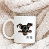 【馬克杯】卡斯羅犬 - 狗狗躲貓貓系列| MIT | 客製印刷 | 免費修圖 | 1個都能客製化 - 科研美學 SciMart